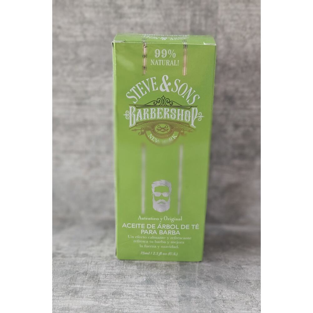 Steve & Sons Barbershop Beard Oil Tea Tree 2.5 oz.
